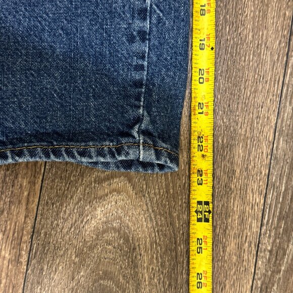 Levi's 550 Jean Shorts Men's 42 Medium Wash Relaxed Fit Denim Jorts - Picture 8 of 10